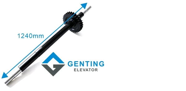 Fujitec escalator handrail gear drive shaft 1240mm Fujitec escalator handrail gear drive shaft 1240mm